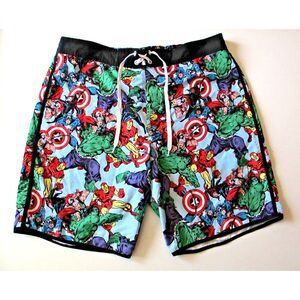 Men's XXL Marvel Avengers Swimsuit‎ Board Shorts Trunks